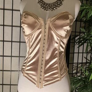 Forever 21 satin corset top, sz L